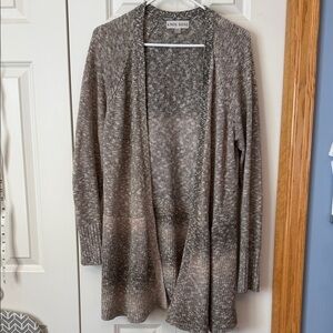 Knox Rose Heathered Gray Cardigan